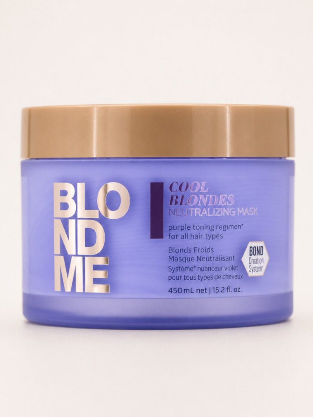 Schwarzkopf BlondMe Cool Blondes Neutralizing Mask Lg 15.2oz Keeps Blonde Bright